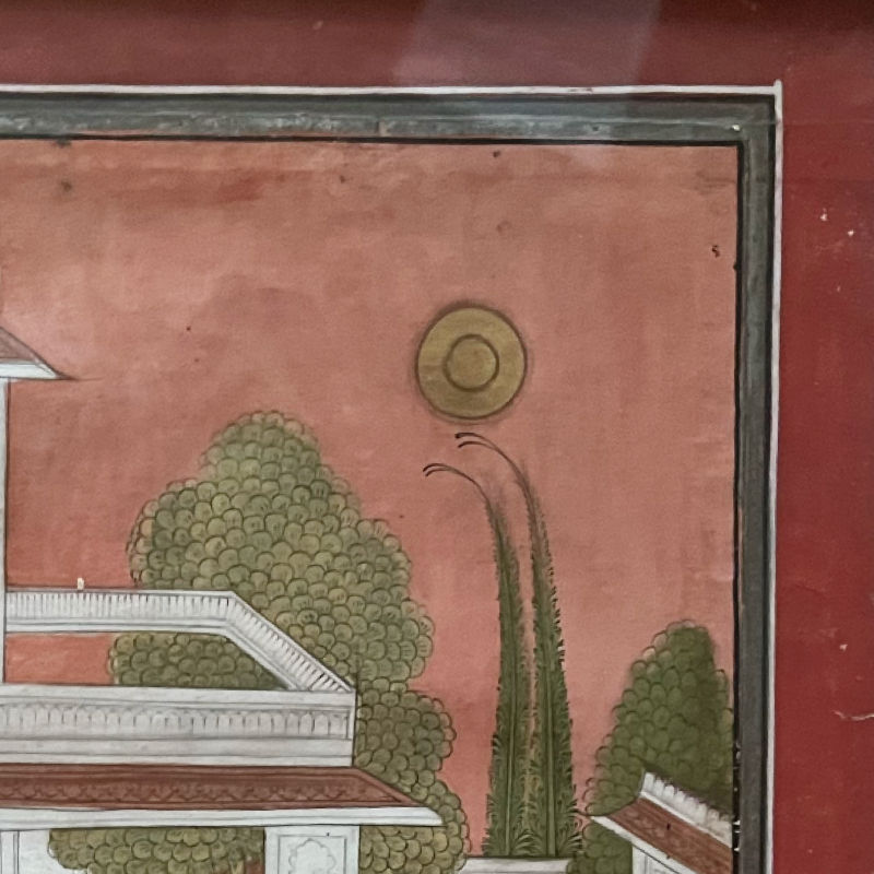 Thumbnail: Indian Miniature Print: Lalita Ragini (Antique) (12” x