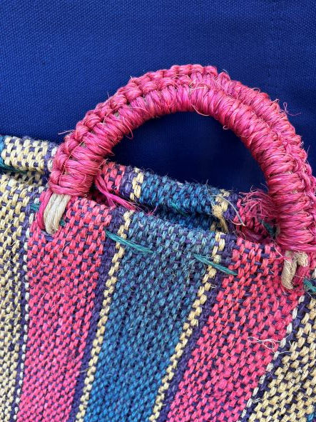 Thumbnail: TB 002 Colorful Striped (Hemp) Tote Bag