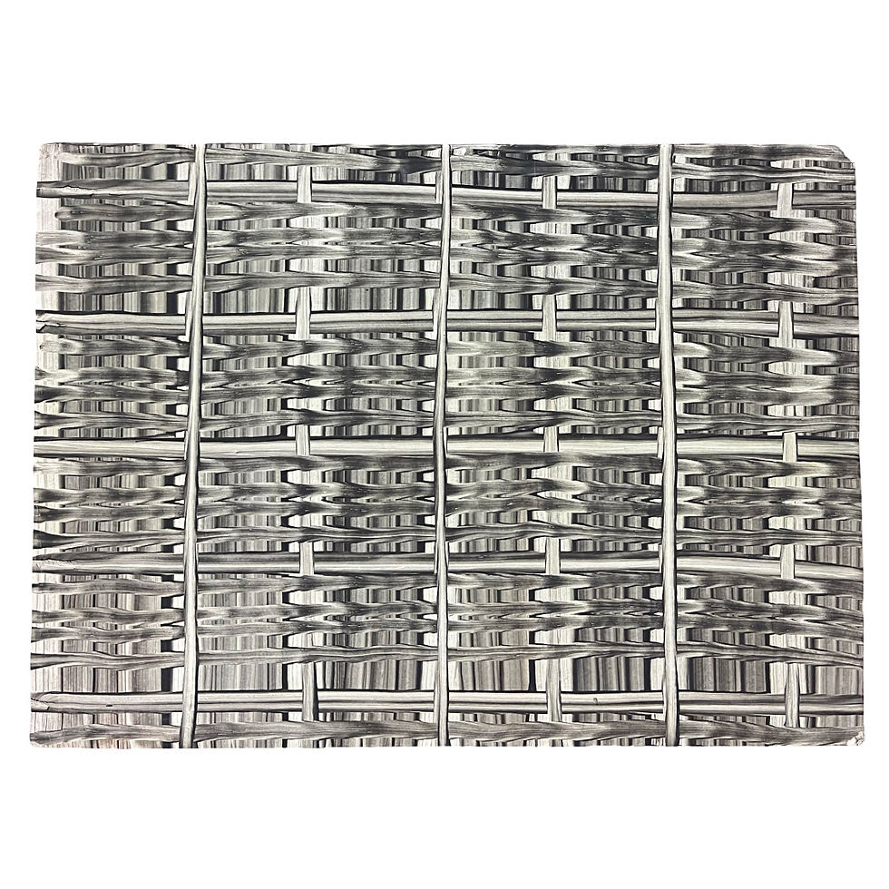 Thumbnail: Vintage Patterned Paper: Light Brown / Olive and Cream (Set of 2)