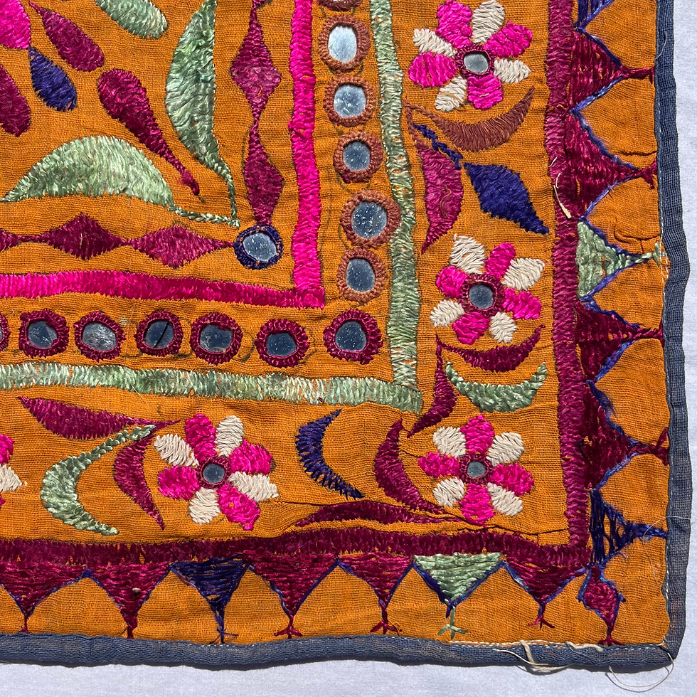 Thumbnail: TN 009 Gujrati Embroidered Wall Hanging (With Holes)