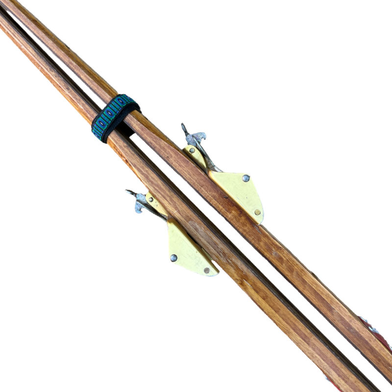 Thumbnail: Vintage 1970s Madshus Birkebeiner Cross Country Wood Skis 196cm