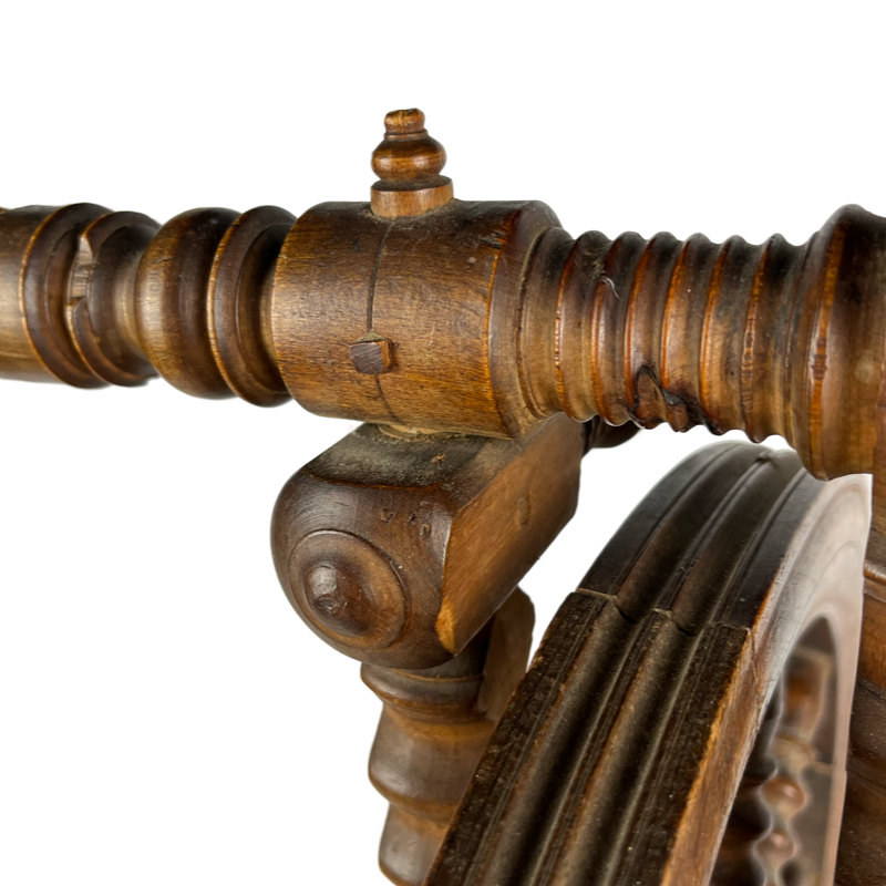 Thumbnail: Antique Spinning Wheel for Display (Parts Missing)
