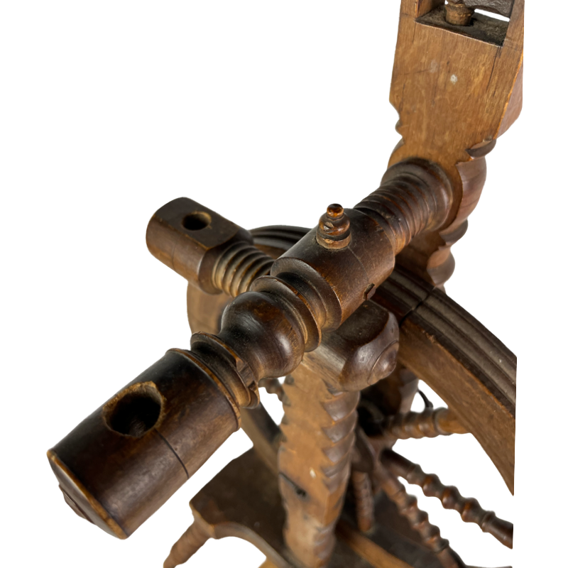 Thumbnail: Antique Spinning Wheel for Display (Parts Missing)
