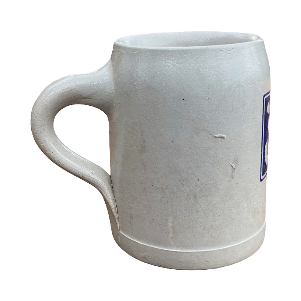 Thumbnail: Vintage Austrian Half-Liter Zipfer Bier Stein/Mug, 0.5L