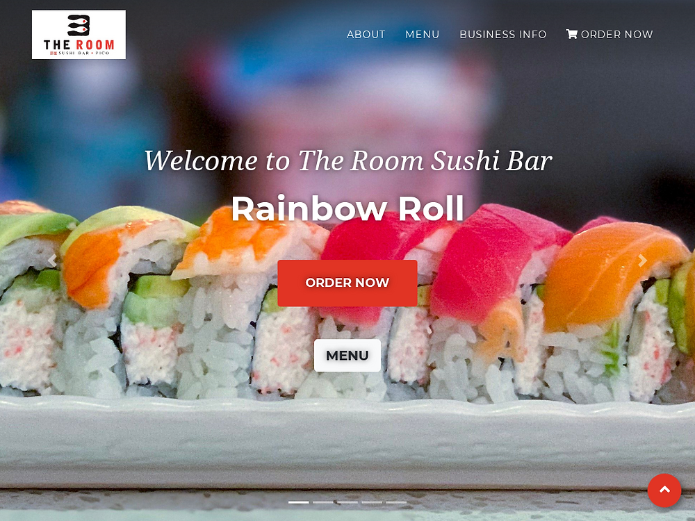 top restaurant website design