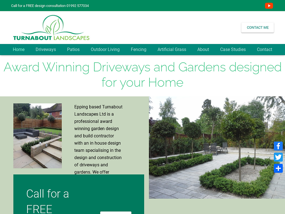 landscaping website