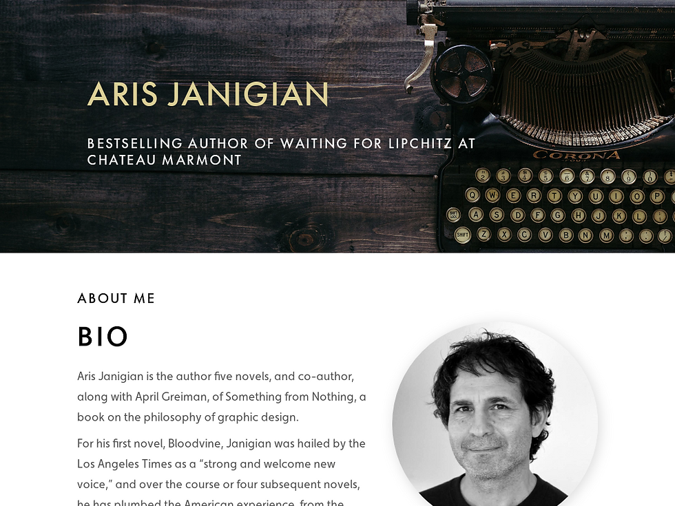 author website