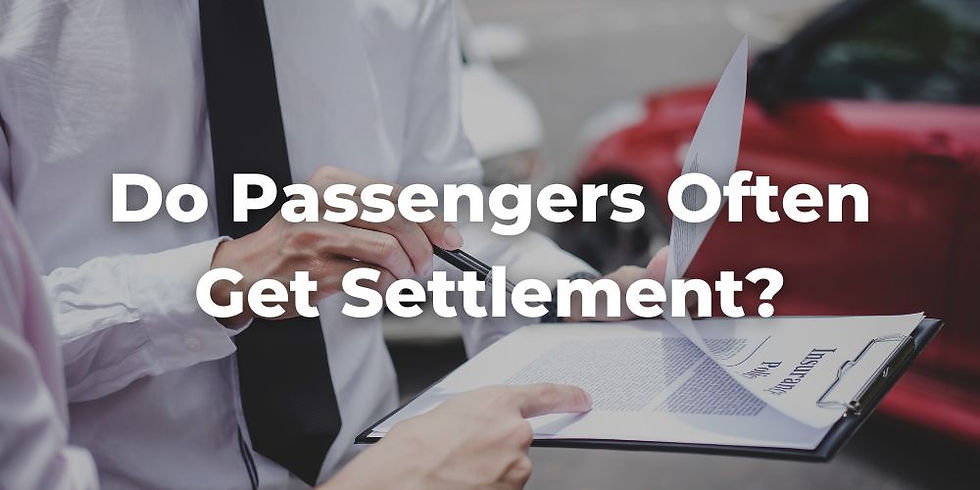 Passenger Accident Settlements