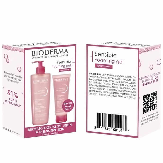 Thumbnail: Bioderma Sensibio Foaming Gel, 16.7 fl oz + 3.4 fl oz