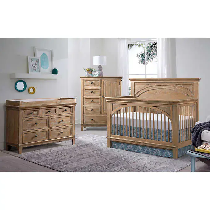 Imagio Baby Lisbon 3-piece Nursery Set, Sandwash