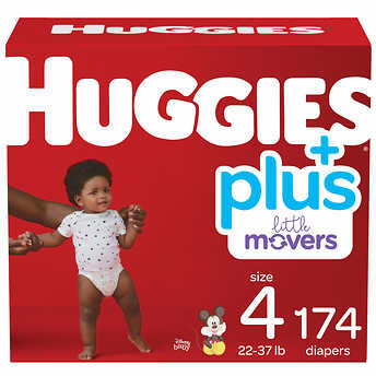 Thumbnail: Huggies Plus Diapers Sizes 3 - 7