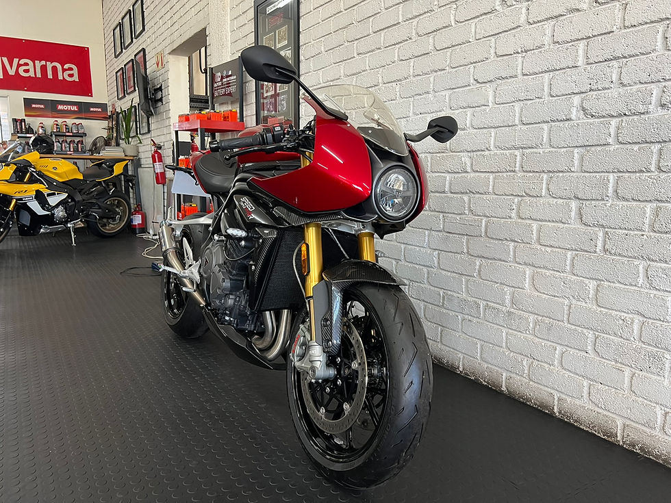 Thumbnail: 2022 Triumph Speed Triple 1200 RR front view red