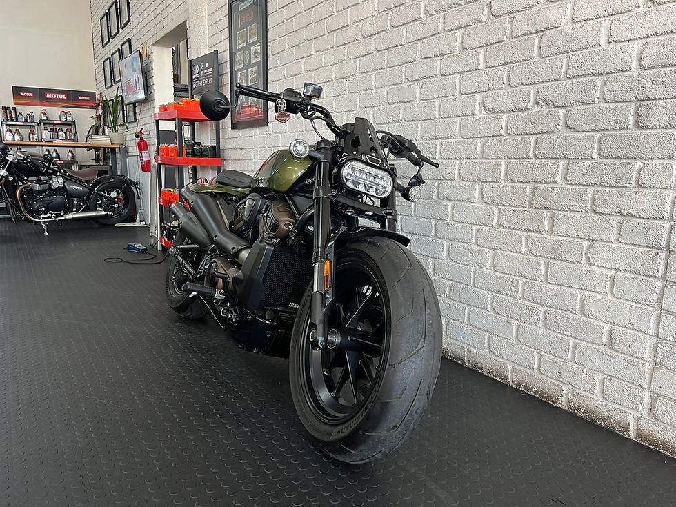 Thumbnail: 2022 Harley-Davidson Sportster S front view green