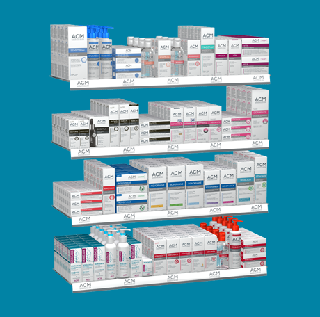 Linéaire des produits ACM
