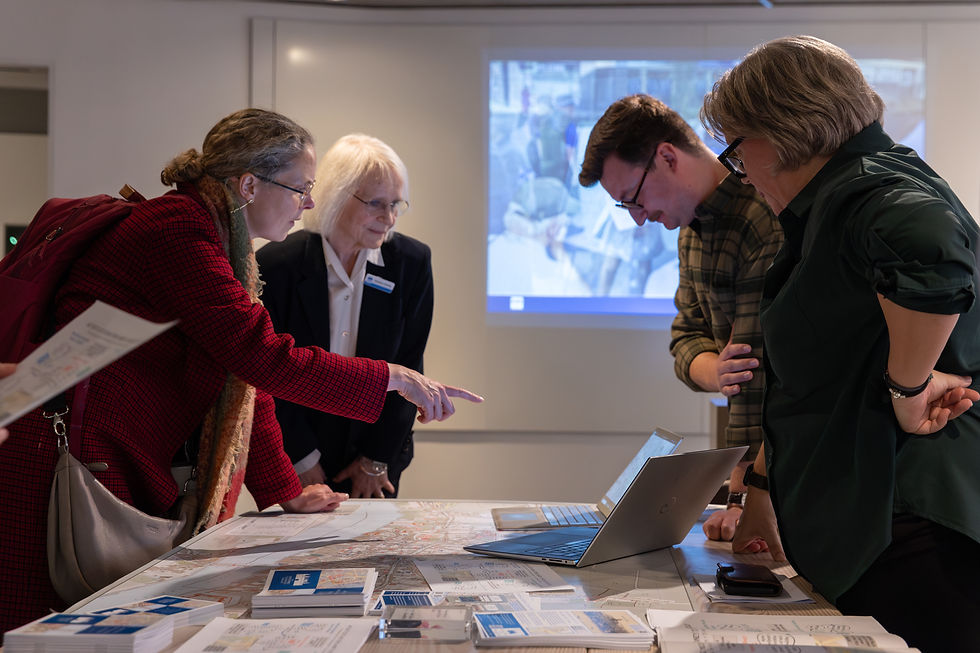 Team members and a guest at HTT's celebration on 22 October 2025. Photo credit: Daniela Luquini IG: @dlpictureuk