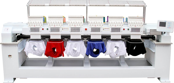 Multi-head embroidery by ColorStitch Inc, Santa Ana