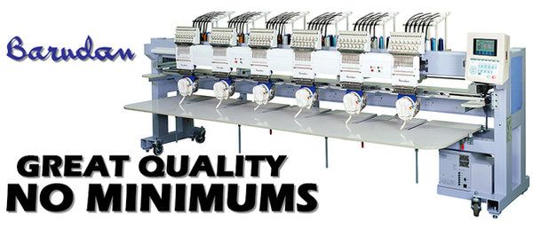 Barudan embroidery by ColorStitch Inc, Santa Ana