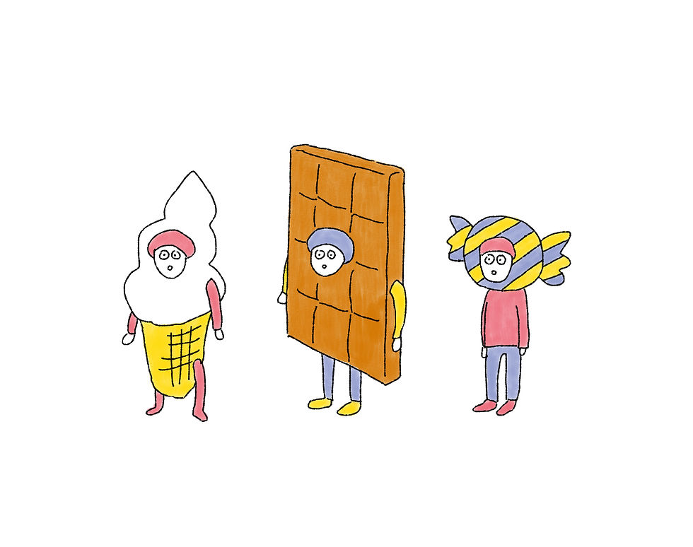 なんだか気になるきのこ頭