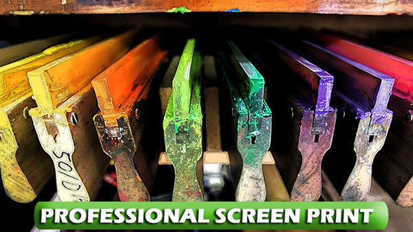 Screen printing by ColorStitch Inc, Santa Ana