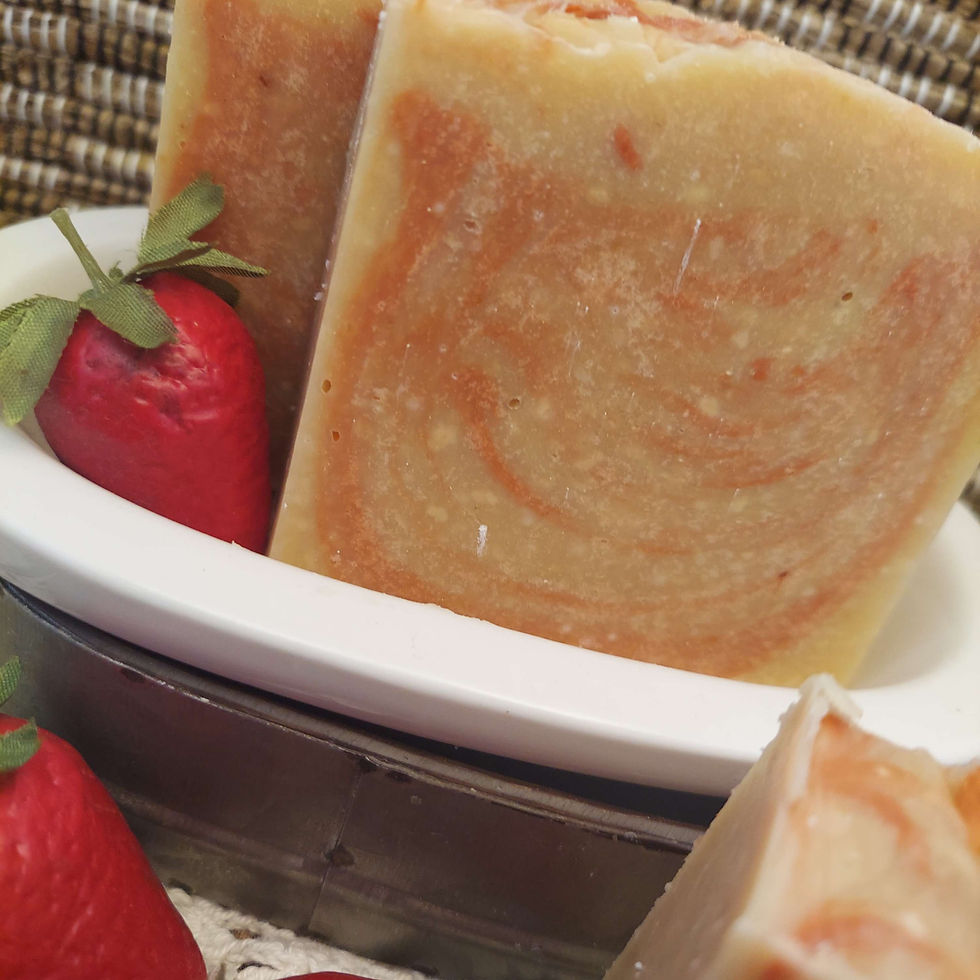 Thumbnail: Strawberries and Champagne Goats Milk Soap 
