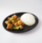 SALTED EGG CHICKEN WITH RICE