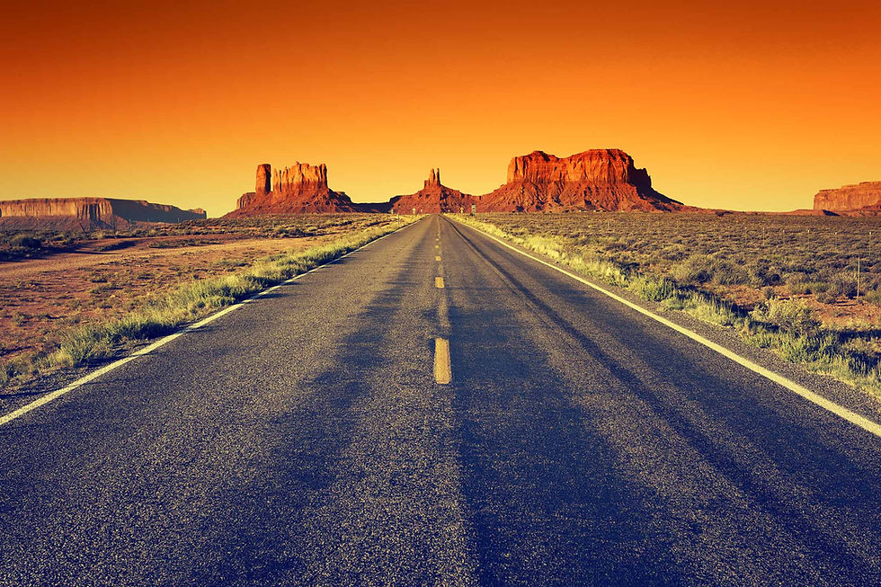 Desert Road Landscape