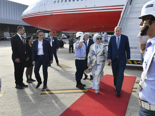 Cumhurbaşkanı Erdoğan G20 Liderler Zirvesi'ne katılmak için Brezilya'ya gitti