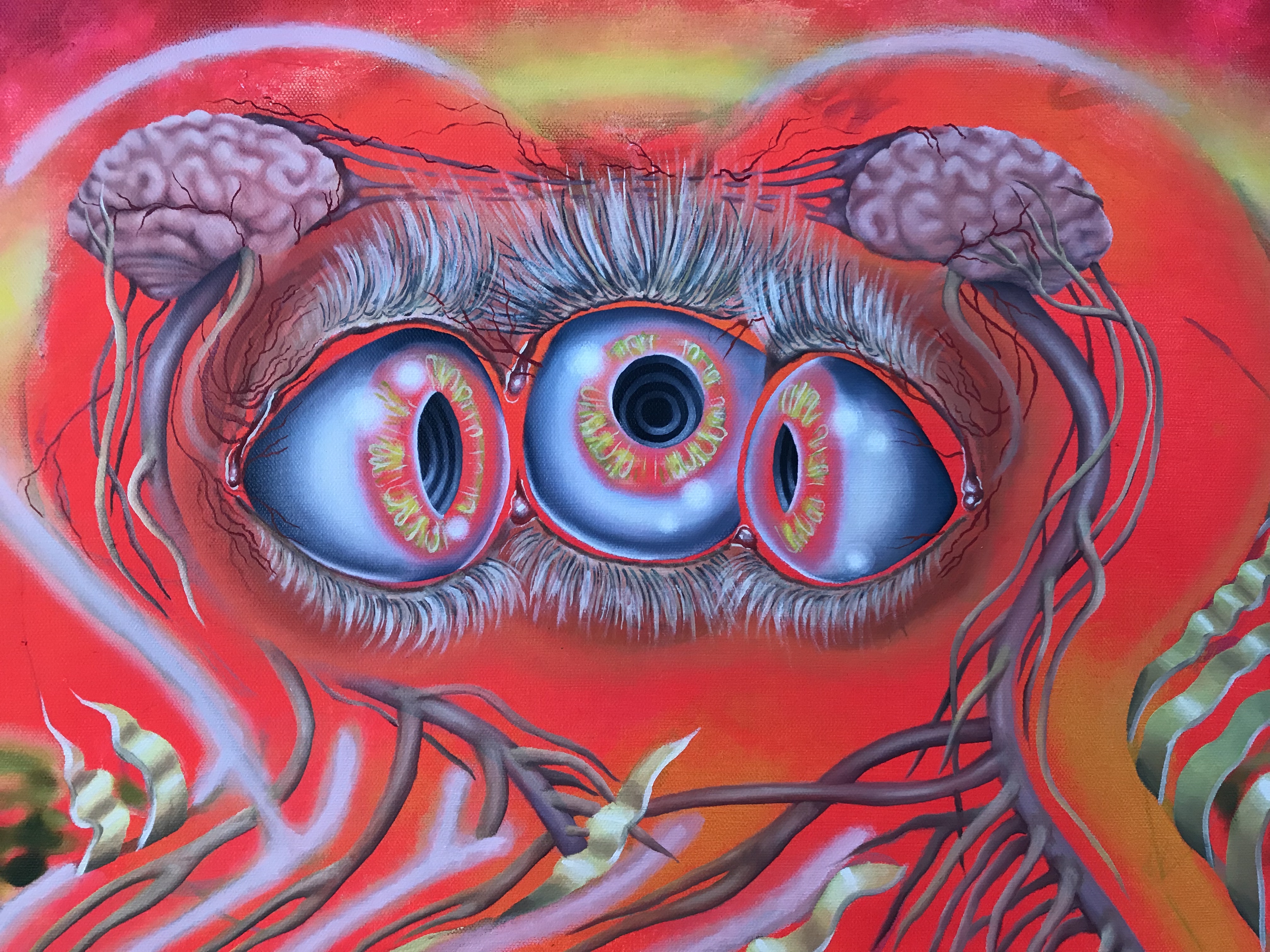 Oil on acrylic