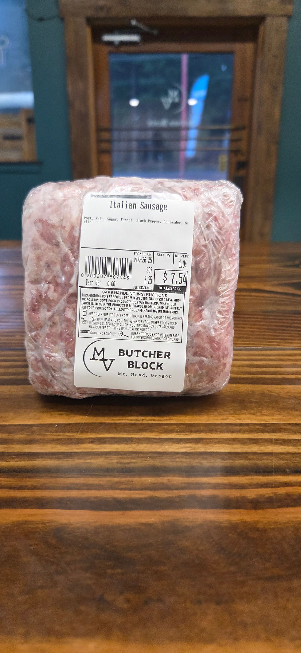 Sweet Italian Sausage