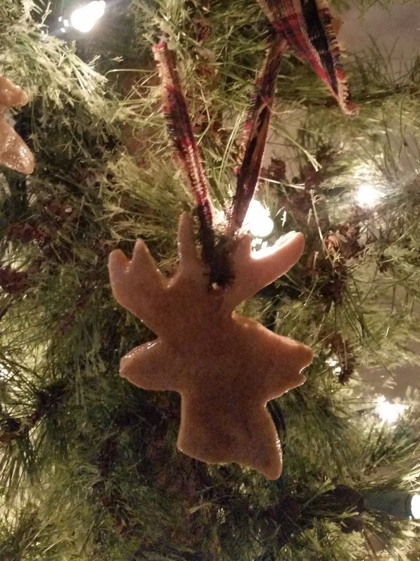 Thumbnail: RUSTIC CHRISTMAS, Salt Dough Ornaments , Gingerbread Men, Buck, Deer, Bear, Pine