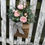 Thumbnail: English Blush Rose Basket Hanger, Front Door Décor, Summer Wreath, Spring Wreath