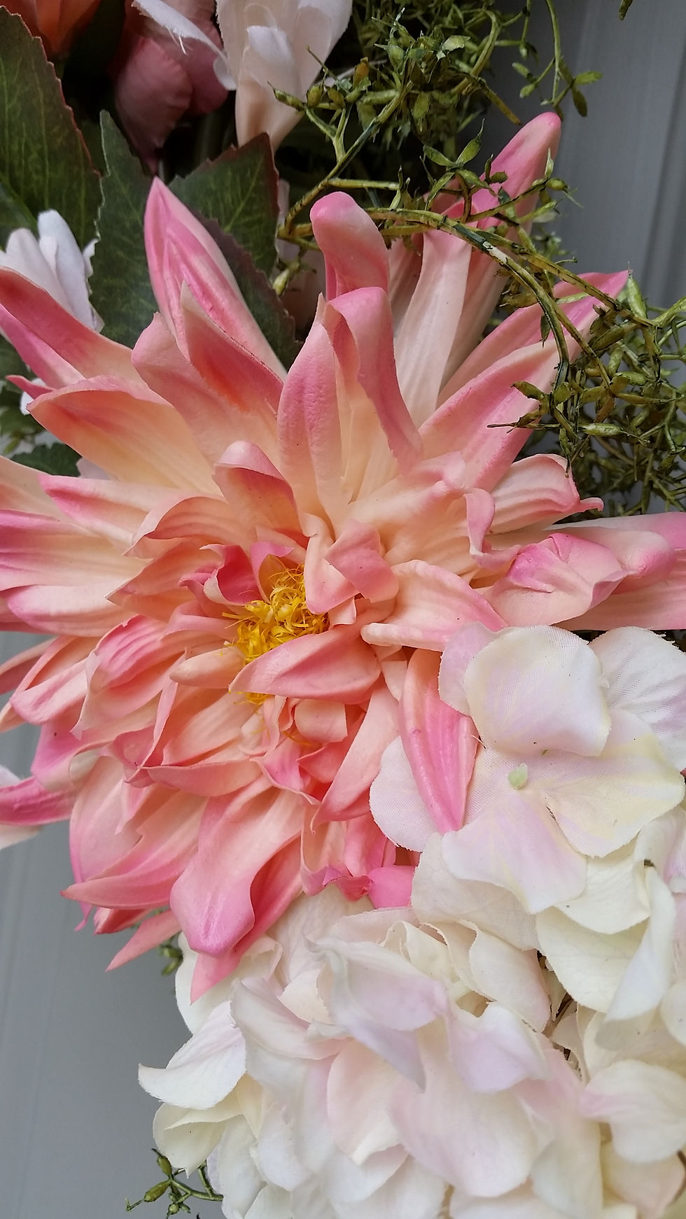 Thumbnail: Vintage Blush Pink & Peach Wreath