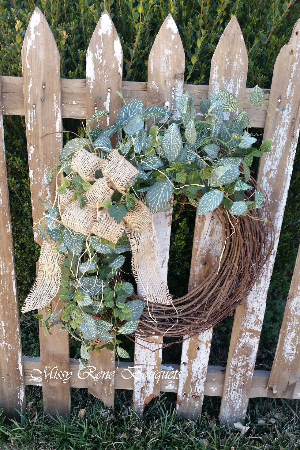 Thumbnail: Summer Wreath, Greenery Wreath, Spring Wreath, All Year Wreath, Ivy Wreath, Grap