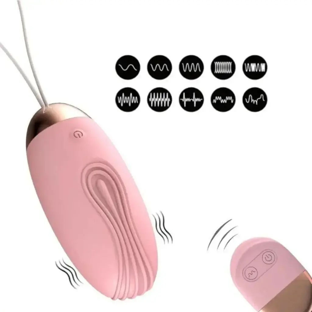Huevo Vibrador Lin USB Rec con Control Inalámbrico