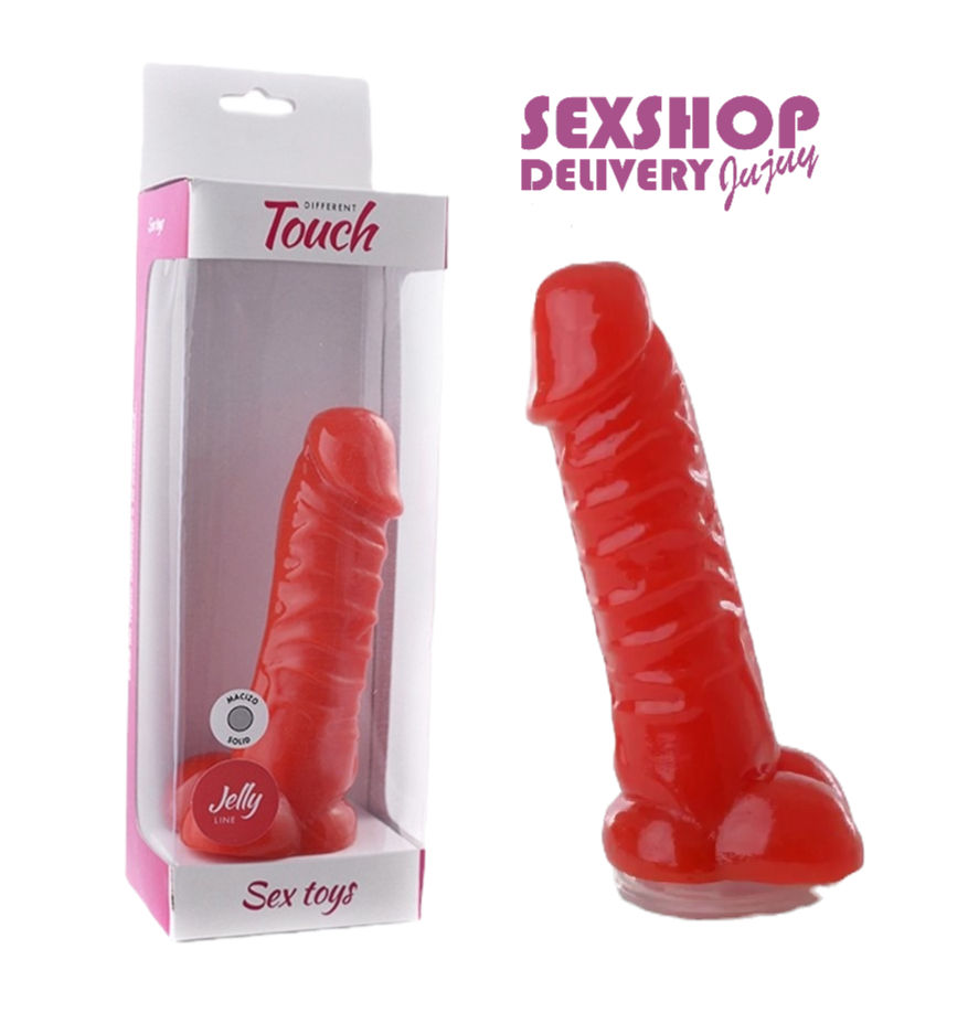 Pleasure Fun Silicona Ventosa Rojo 16 x 3.5cm