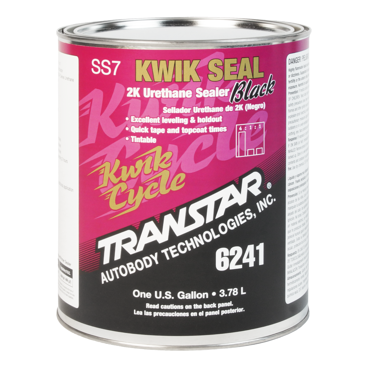 TRE6241 KWIK SEAL 2K URETHANE SEALER BLK GAL
