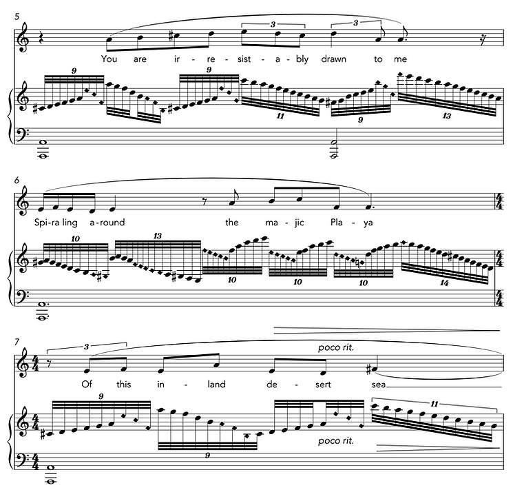 Horizon - score excerpt