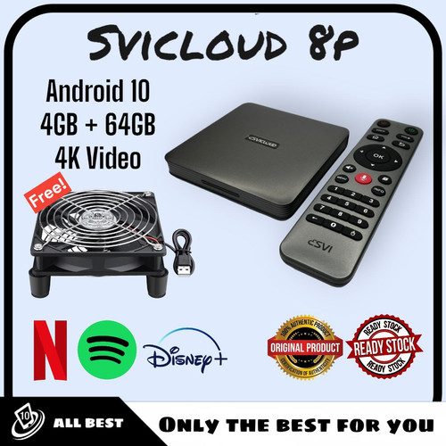 SVICLOUD 8P Android TV Box | ALLBEST