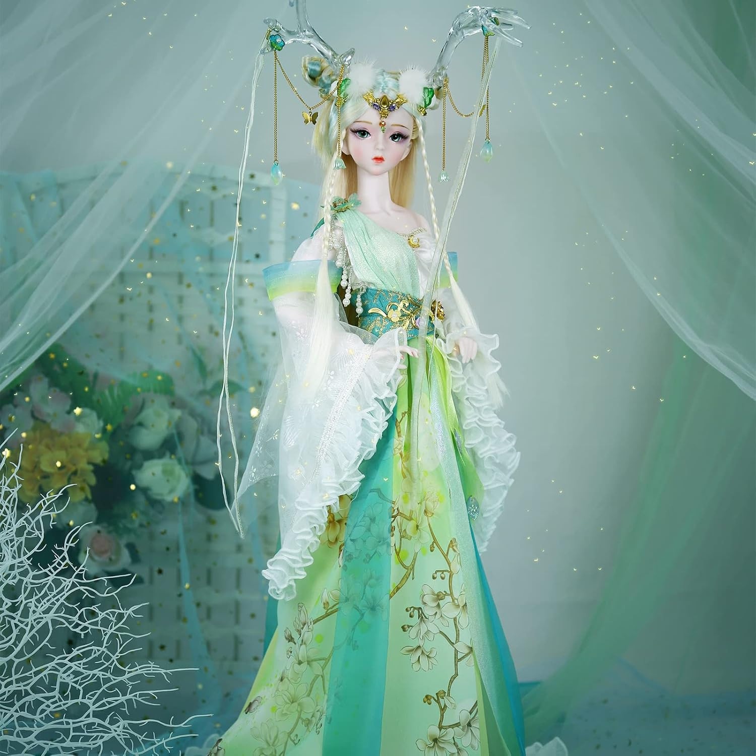 ICY Fortune Days 60CM BJD Doll 34-Piece Articulated Body (Luyaoyao) - Imagem 2