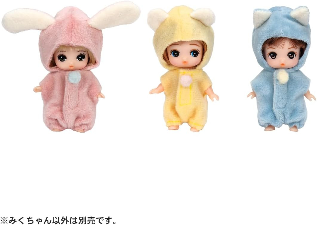 Licca-chan Doll LD-24 Best Friends Triplets Miku-chan Dress-up - Imagem 3