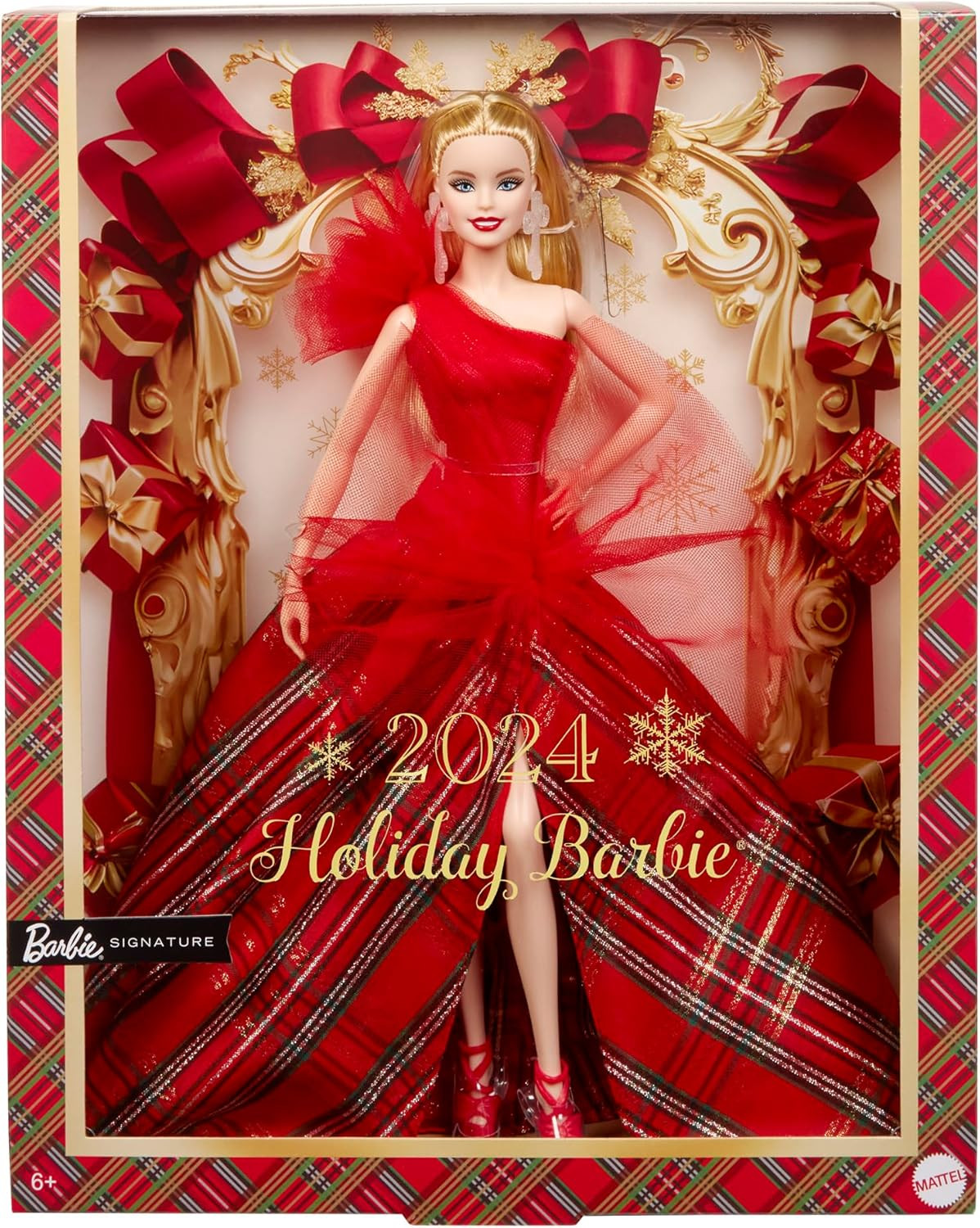 Barbie Holiday 2024 Signature Blonde Dress-up Doll (HRM61) - Imagem 6