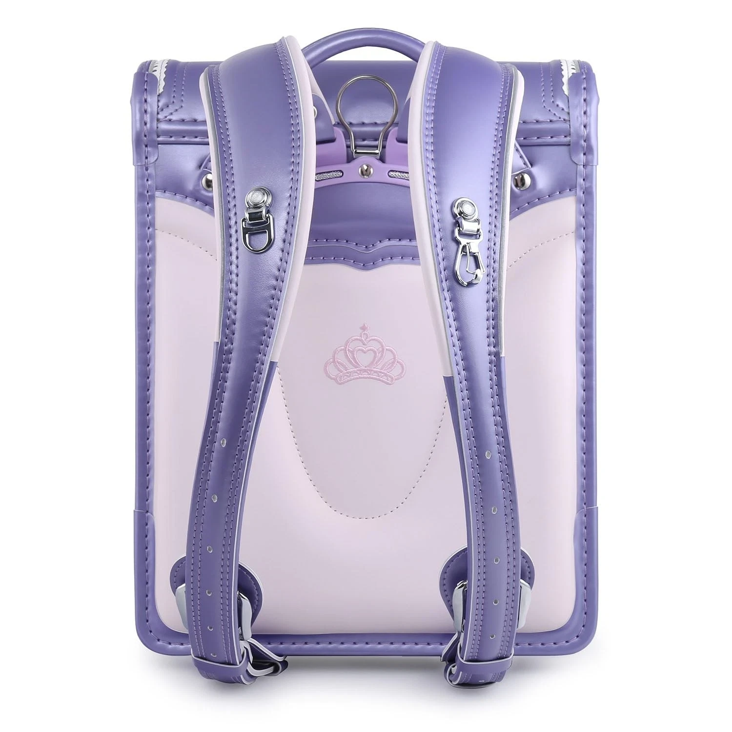 Coulomb Randoseru Latest Princess Model Purple White - Imagem 2