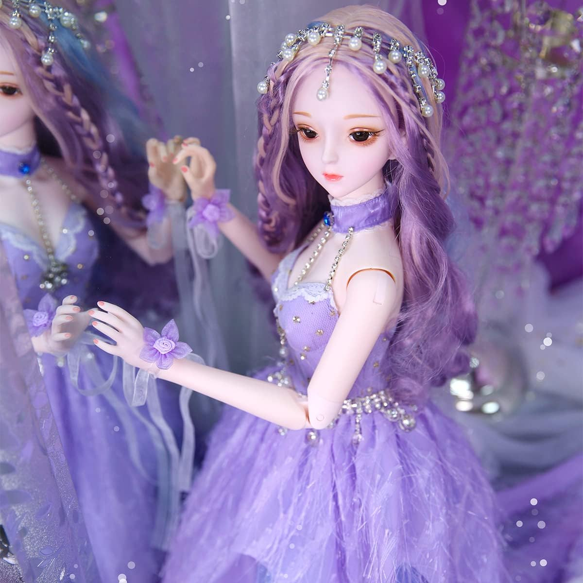 ICY Fortune Days Original Design 60CM BJD Doll (Violet) - Imagem 5