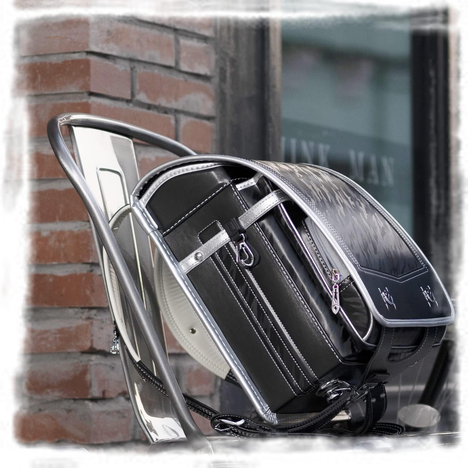 Coulomb Sonata Series Randsel Black Silver - Imagem 6