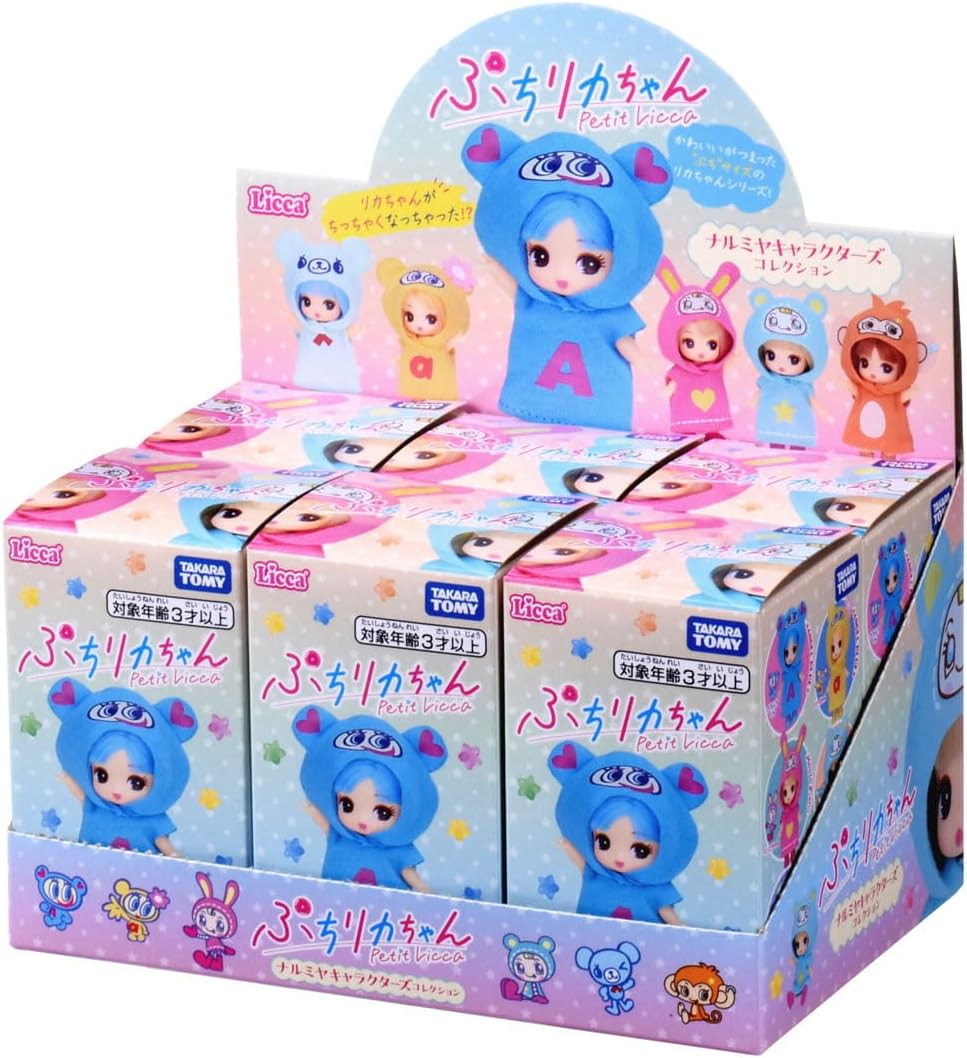 Licca-chan Doll Puchirika-chan Narmiya Characters Collection DP-Box - Imagem 13