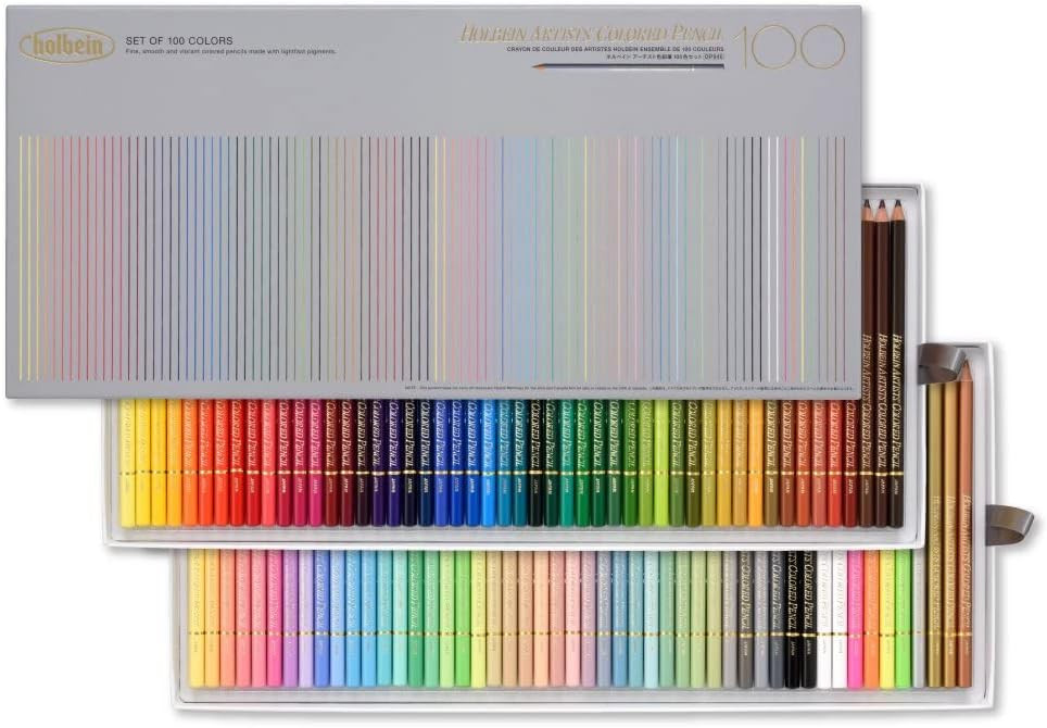 Holbein Colored Pencils 100 Color Set - Imagem 2