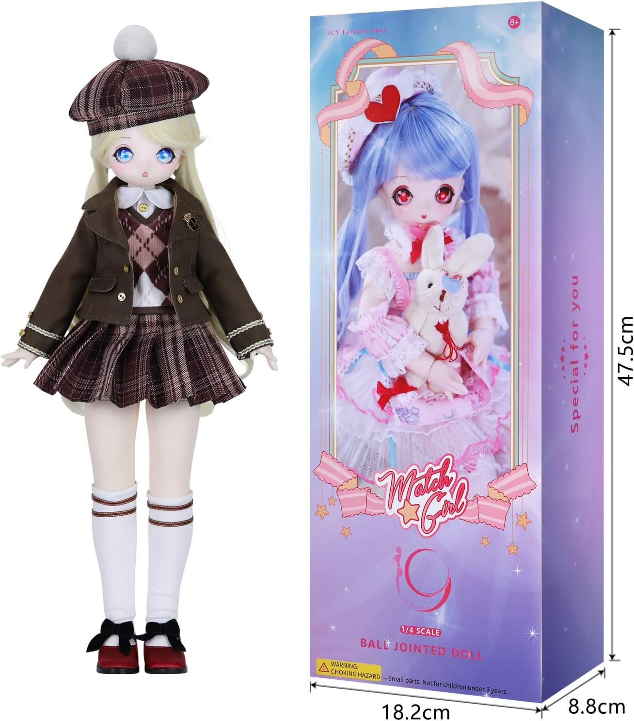 ICY Fortune Days 1/4 Scale BJD Doll (Jianai) - Imagem 3