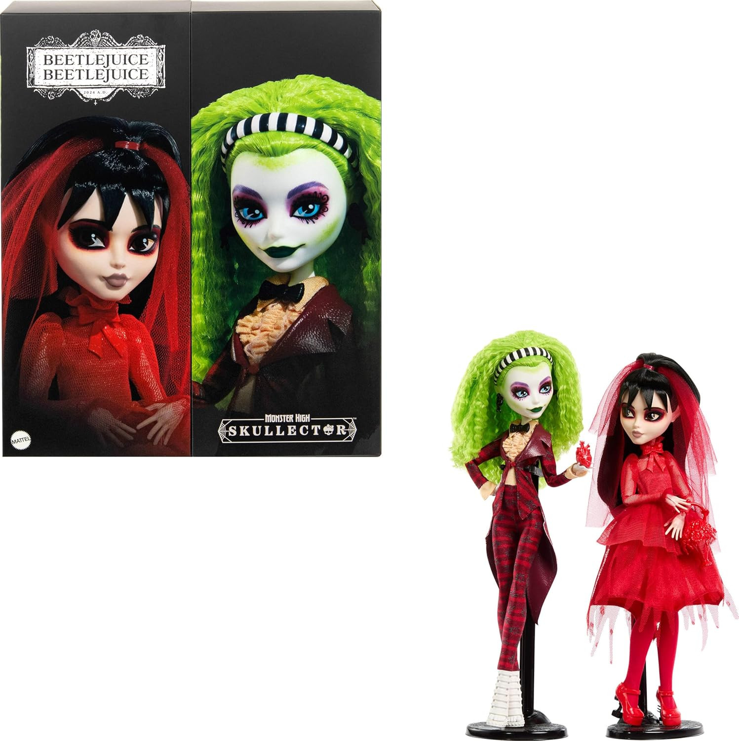 Monster High Skullector — Beetlejuice Beetlejuice Doll 2-Pack