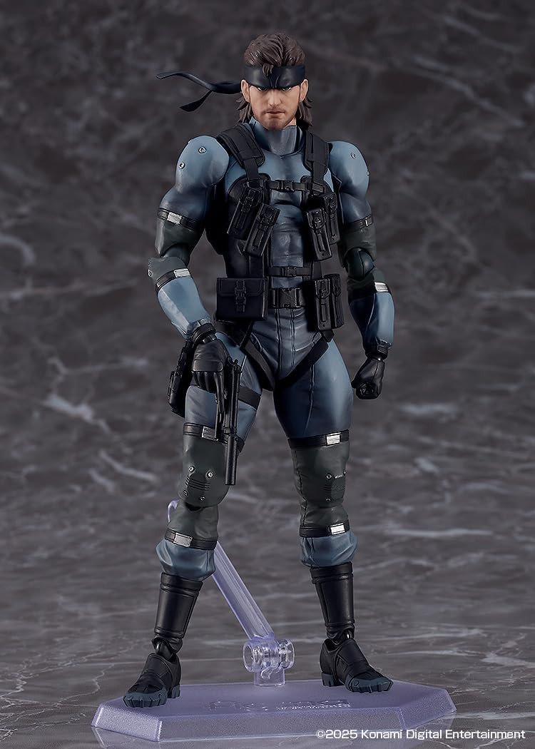 Max Factory figma Solid Snake MGS2 Ver. Updated Edition Action Figure - Imagem 2