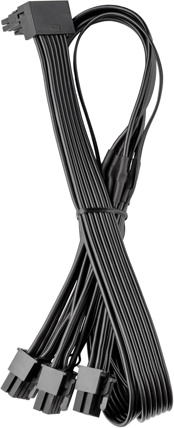 CableMod StealthSense E-Series 12VHPWR 90° Triple 3×8-pin — EVGA (Variant A)